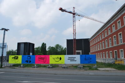 Weimar, la prima stazione del Moderno, area cantiere Bauhaus Museum © Foto di Daniela Völkel
