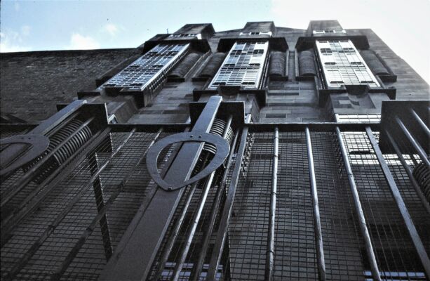 Glasgow School of Art. Library Wing. Photo: William J.R. Curtis 1971