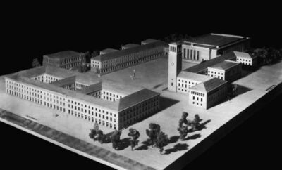 Modello del Gauforum di Hermann Giesler