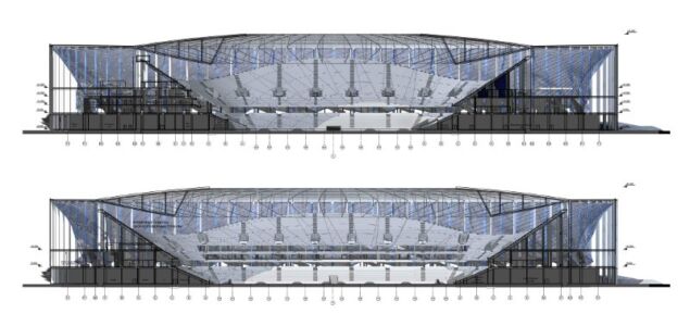 Stadio Nizhny Novgorod ©GMP Architekten