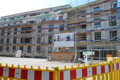 Weimar, centro storico, cantiere Teichplatz, © Foto Daniela Völkel