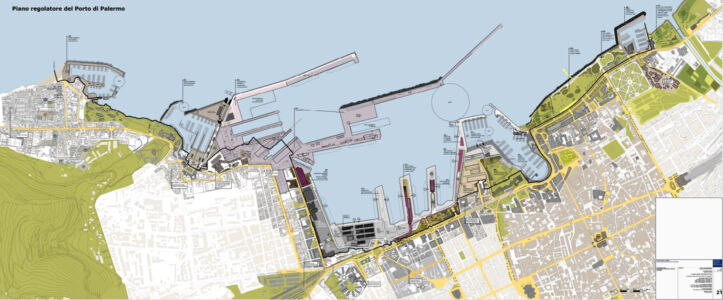 Piano regolatore del Porto di Palermo (fonte Autorità Portuale di Palermo)