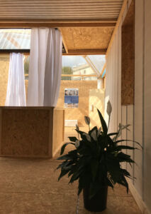 Cart Home. Vista interna dalla zona notte