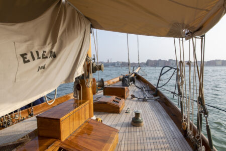 Eilean, yacht scozzese del 1936 restaurato nel cantiere di Francesco Del Carlo (Viareggio)
