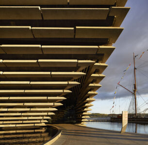 La vista del fiume dal V&A Dundee (©HuftonCrow)