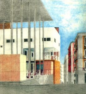 Salvatore Bisogni, prospettiva del mercato nel quartiere San Ferdinando (Napoli, 1980-2000)