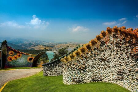 Il muro sinusoidale (© Archivio Senosiain)