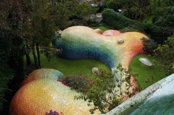 La casa organica, a Cittá del Messico (© Archivio Senosiain)