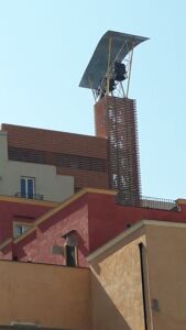 Tempio cattedrale del Rione Terra a Pozzuoli, Napoli: il campanile