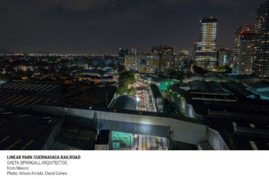 LINEAR PARK GUERNAVACA RAILROAD
GAETA-SPRINGALL ARQUITECTOS
from Mexico
(© Arturo Arrieta, David Cohen)