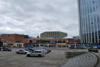 FASE III, Stadthalle vista d'insieme dal Monumento a Marx (© foto Daniela Völkel)