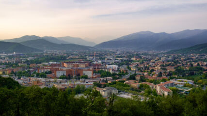 Complesso degli spedali civili visto dal castello (© Ilario Piatti - www.ilariopiatti.com)