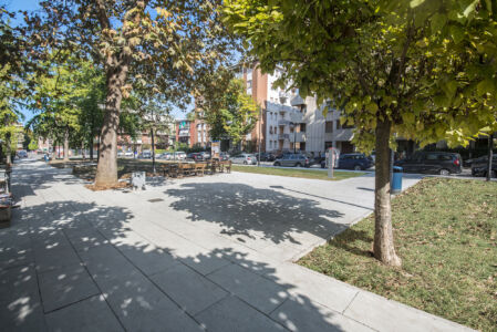 Piazzale Maestri (Parma). Dettaglio