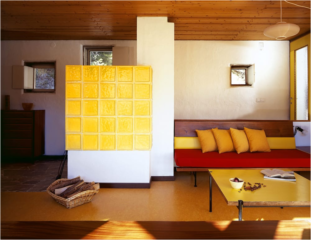 E.Gellner, interno del Villaggio Eni, Borca di Cadore (BL)