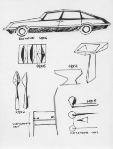 Disegni presentanti all'esposizione sul design industriale alla Triennale di Milano
1957
Inchiostro su carta
(© Gio Ponti Archives,
Milan)