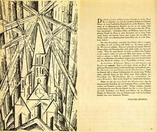 Manifesto Bauhaus, 1919