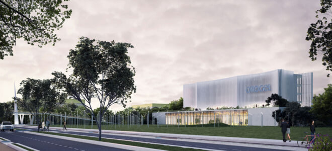 Studio Currà, progetto di concorso nuova sede Orogel a Cesena