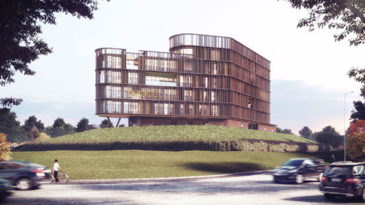 Studio Cotta Solomita, progetto di concorso nuova sede Orogel a Cesena (secondo classificato)