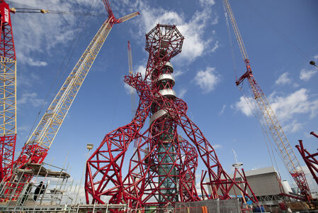 Anish Kapoor e Cecil Balmond, Ancelar Mittal Orbit, la torre realizzata per i Giochi Olimpici, Londra, 2012