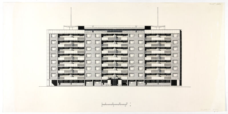 Spa Green Estate di Skinner Bailey & Lubetkin Tecton (©RIBA Collections)