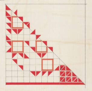 Costantino Dardi, Galleria d’Arte Contemporanea, Milano, sezione (1970)