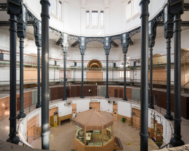 Interno dell'ex carcere La Modelo