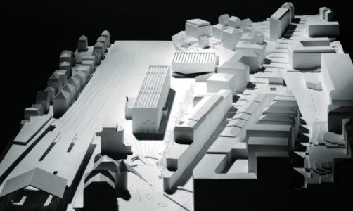 Studio Barozzi Veiga, plastico di progetto per il Museo Cantonale delle Belle Arti