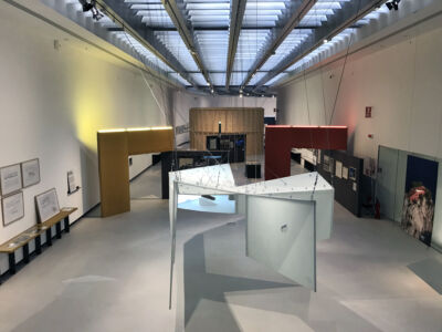 Vista dalla struttura d'ingresso