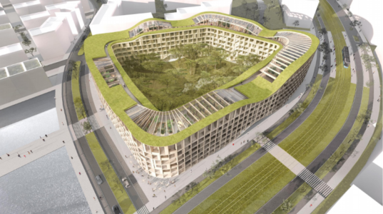 Reykjavik, “Lifandi Landslag”, Jakob+MacFarlane, T. Ark Architects e Landslag
