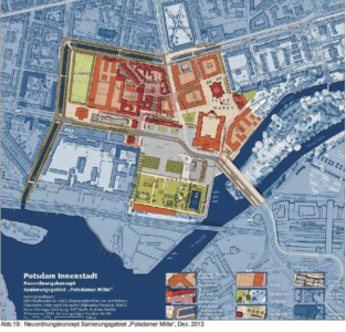 Piano per Mitte con edifici principali (dicembre 2013)