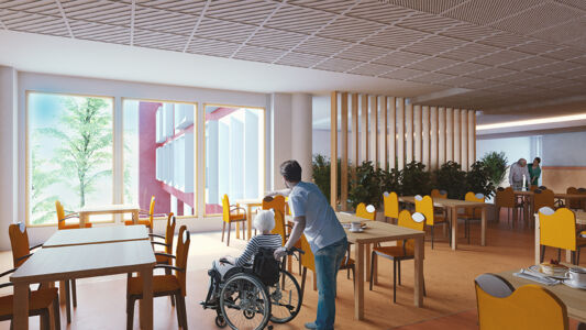 Lombardini 22 e Davide Ruzzon, progetto di residenza sanitaria assistenziale a Maserà (Padova)