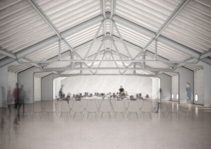 Procuratie Vecchie, terzo piano, rendering del furturo Auditorium, credits DCA