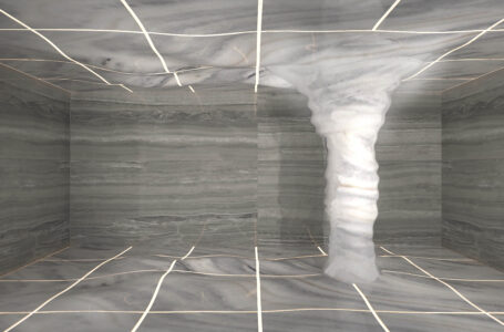 Marmomac 2019, Lithic Garden, l'opera "Stone Tornado" di Studio Marco Piva