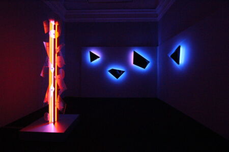 Nanda Vigo, “Neverended light” e “Galactica sky” (foto Marco Poma - Courtesy Archivio Nanda Vigo)