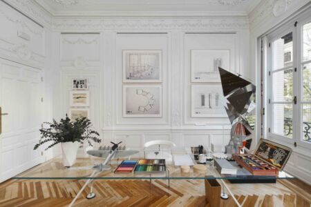 Studio di Norman Foster (courtesy Norman Foster Foundation)