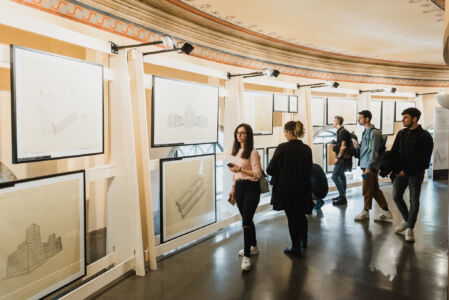 La mostra dei disegni di Alberto Sartoris (foto Daniele Raffaelli)