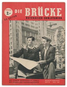 Copertina rivista "Der Sozialismus ist verwirklicht", 1954