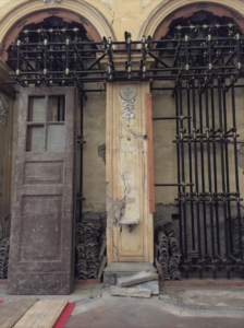 Chiesa di Santa Maria del Popolo, puntellature (autore: Luigi Veronese 2019)