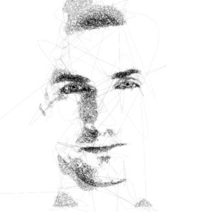 Ritratto a mano libera realizzato dall'intelligenza artificiale