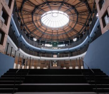 Il grande lucernario sulla platea