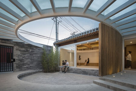 Il cortile numero 72 Dongjiadao dopo l'intervento di Urbanus (foto Lv Bo)