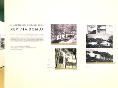 Sezione dedicata alle opere di Coderch pubblicate in Domus