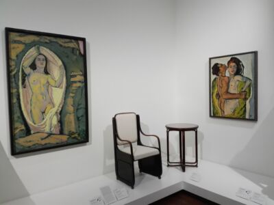 Oggetti d'arredo e quadri esposti in "Vienna attorno al 1900. La nascita del Modernismo", Leopold Museum, ©Flavia Foradini