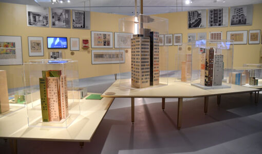 Mostra ''Gio Ponti. Amare l'architettura'' al Maxxi di Roma (foto di Ettore Ferrari - Courtesy ANSA)