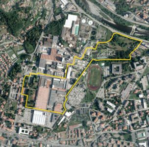 Verbania - Veduta aerea del sito di progetto