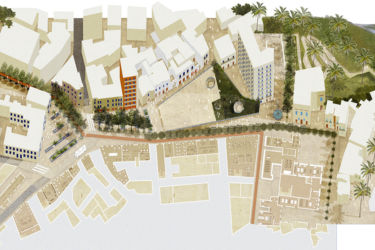 Secondo classificato: “LA3: a Productive Square” (Fabiana Cortolezzis, Giada Thuong Campigotto, Andrea Babolin e Francesco Bortolato)