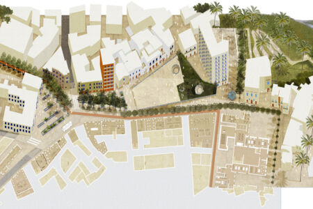 Secondo classificato: “LA3: a Productive Square” (Fabiana Cortolezzis, Giada Thuong Campigotto, Andrea Babolin e Francesco Bortolato)