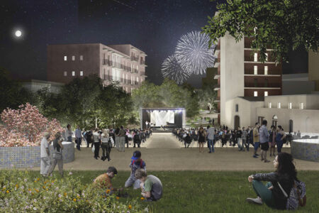 Secondo classificato: “LA3: a Productive Square” (Fabiana Cortolezzis, Giada Thuong Campigotto, Andrea Babolin e Francesco Bortolato)