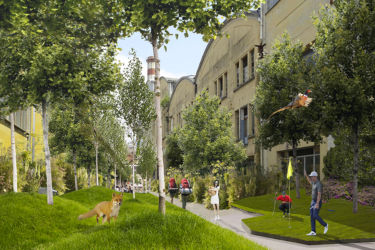 Secondo classificato: «Lung hub. An ecosystem for the urban regeneration of Verbania» (Grazia Carioscia con Alice Barreca, Sarah Damiana Russo, Ambra Seghesio e Guido Pavia)