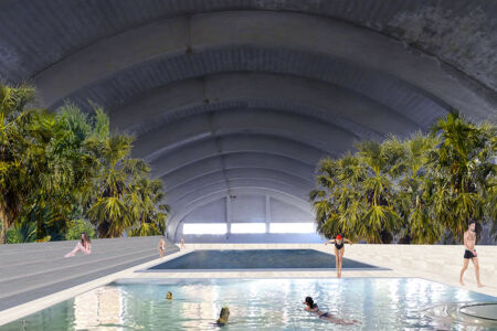 Secondo classificato: «Lung hub. An ecosystem for the urban regeneration of Verbania» (Grazia Carioscia con Alice Barreca, Sarah Damiana Russo, Ambra Seghesio e Guido Pavia)